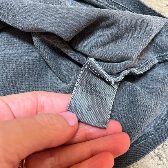 Clare V Original Tee - Maison Bourgneuf/Faded Black Size M - Picture 4 of 6